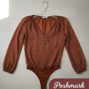 Abercrombie & Fitch Terracotta Bodysuit
